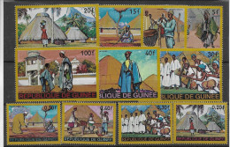 Guinea Mnh ** 1968 Set Without Airmail - Guinea (1958-...)