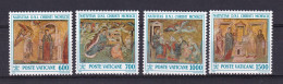 1992 Vaticano Vatican NATALE  CHRISTMAS Serie Di 4 Valori MNH** - Nuovi