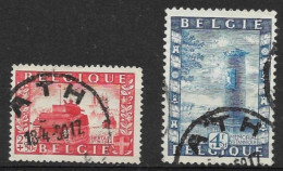 BELGIQUE - COB 824/25 - Union Belgo-Britannique - 1950 - Timbres Oblitérés "ATH" - Belle Cotation - Oblitérés