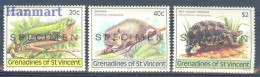 Grenadines Of St. Vincent 1979 Mi 169-171 MNH  (ZS2 GSVspe169-171) - Turtles
