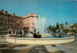 NICE La Fontaine Place MASSENA  8 (scan Recto-verso)MA1918Bis - Parcs Et Jardins