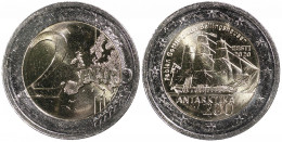 Estonia 2 Euro Coin. 2020 (Unc. Bi-Metallic) 200 Years Since The Discovery Of Antarctica - Estonia