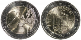 Estonia 2 Euro Coin. 2019 (Unc. Bi-Metallic) 100th Anniversary Of The University Of Tartu - Estonie