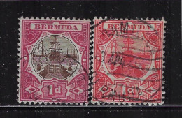 BERMUDA 1906 SCOTT#34,35 USED - Bermuda