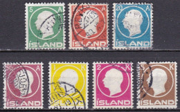 IS012 – ISLANDE – ICELAND – 1912 – KING FREDERIK VIII – SG # 102/8 USED 475 € - Used Stamps