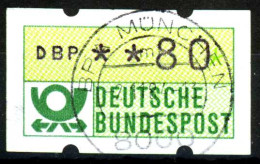 BRD ATM 1981 Nr 1-1-080 Zentrisch Gestempelt X1F32CA - Vignette [ATM]