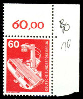 BERLIN DS INDUSTRIE U. TECHNIK Nr 582 Postfrisch ECKE-O X205C22 - Nuovi