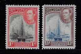 BERMUDA 1938  SCOTT#118,119  MH - Bermuda