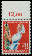 BRD BUND 1958 Nr 299 Postfrisch ORA X8C6B1E - Nuovi