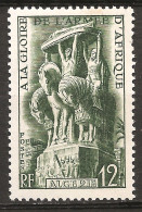 Algérie 1952 N° 295 ** Sous-officiers De Réserve, Alger, Chevaux, Monument Aux Morts, Le Pavois, WW1, Paul Landowski - Nuevos