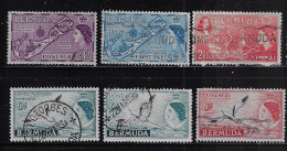 BERMUDA 1953  SCOTT#147,149,152,153,156,166 USED - Bermuda