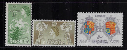 BERMUDA 1953  SCOTT#143,145,172 MH - Bermuda