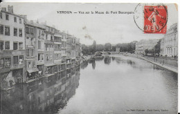 55 - VERDUN - VUE SUR LA MEUSE DU PONT BEAUREPAIRE - Verdun