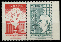 TÜRKEI Nr 1615-1616 Postfrisch WAAGR PAAR X92E25E - Nuovi