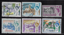 BERMUDA 1959,162 SCOTT#168,176,177,181,182A,183  USED - Bermuda