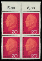 BRD 1966 Nr 505 Postfrisch VIERERBLOCK ORA X7EF63E - Neufs