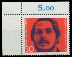 BRD 1970 Nr 657 Postfrisch ECKE-OLI X7F3866 - Unused Stamps