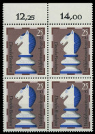 BRD 1972 Nr 742 Postfrisch VIERERBLOCK ORA X7FD57E - Unused Stamps