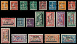 MEMEL 1922 Nr 52-71 Postfrisch X447B02 - Klaipeda 1923