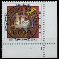 BRD BUND 1983 Nr 1192 Zentrisch Gestempelt FORMNUMMER 1 X57C96E - Usati