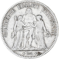 Monnaie, France, Hercule, 5 Francs, 1874, Paris, TB, Argent, Gadoury:745a - 5 Francs