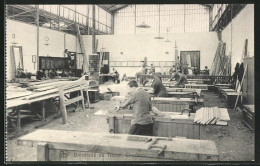 AK Charleroi, Universite Du Travail, Ecole Professionelle Du Jour, Atelier De Menuiserie  - Charleroi