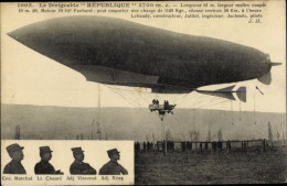 CPA Airship République, Marchal, Chauré, Vincenot, Réau - Otros & Sin Clasificación