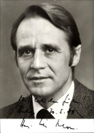 CPA Politiker Hans-Ulrich Klose, Ehemaliger Erster Bürgermeister Von Hamburg, Portrait, Autogramm - Figuren