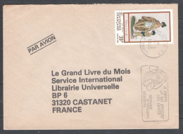 Polynésie Française N° 218 Seul Sur Lettre - Oblitération Papette RP. - Ile De Tahiti - Flamme Postale "dentiste" - Covers & Documents