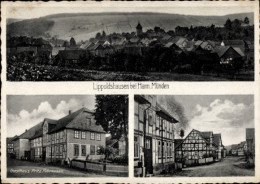 CPA Lippoldshausen Hann. Münden In Niedersachsen, Gesamtansicht, Gasthaus Fritz Fehrensen - Hannoversch Muenden