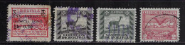 BOLIVIA 1939  SCOTT 254,256,265  USED - Bolivië