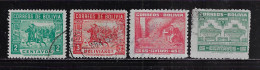 BOLIVIA 1941  SCOTT#271,272,281,282  USED - Bolivië