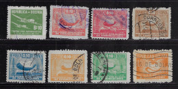 BOLIVIA 1944  POSTAL TAX  SCOTT#RA3-RA9,RA24  USED - Bolivië