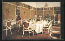 AK Augsburg, Hotel Drei Mohren, Speisesaal  - Augsburg