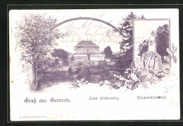 AK Gernrode, Hotel Stubenberg, Bismarckdenkmal  - Otros & Sin Clasificación