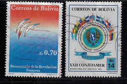 BOLIVIA 1982  SCOTT#671,789 USED - Bolivië