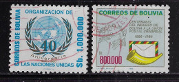 BOLIVIA 1985  SCOTT#719,731 USED - Bolivië