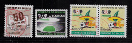 BOLIVIA 1986  SCOTT#724,725,732 USED - Bolivië