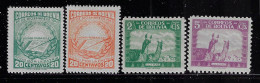 BOLIVIA 1939,1944  SCOTT#251,253,302,306  MH - Bolivië