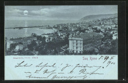 Lume Di Luna-Cartolina San Remo, Generalansicht Der Stadt, Blick Auf Die Hafenbucht  - San Remo