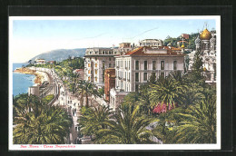 Cartolina San Remo, Corso Imperatrice, Stadtvillen An Der Promenade  - San Remo