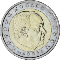 Monaco, Rainier III, 2 Euro, 2003, Paris, TTB+, Bimétallique, Gadoury:MC179 - Monaco