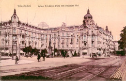 73811409 Wiesbaden Kaiser Friedrich Platz Mit Nassauer Hof Wiesbaden - Wiesbaden