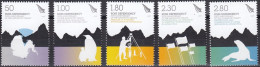 ROSS DEP. 2009 Antarctic Treaty 50th Anniversary, Set Of 5 MNH - Trattato Antartico
