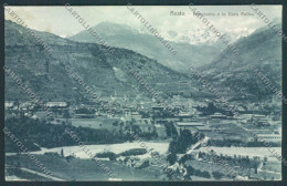Aosta Città PIEGHINA Cartolina MQ3783 - Aosta