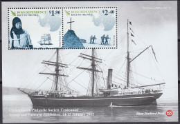 ROSS DEP. 2012 The Race To The Pole, Christchurch PS 100th M/S MNH - Spedizioni Antartiche