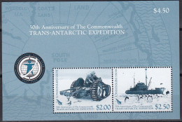 ROSS DEP. 2007 C/Wth Trans-Antarctic Exped. 50th Anniv, Miniature Sheet MNH - Spedizioni Antartiche
