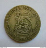 1 SHILLING 1922 Georges V - I. 1 Shilling