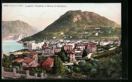 AK Lugano-Paradiso, Gesamtansicht Mit Monte S. Salvatore  - Paradiso