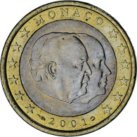 Monaco, Rainier III, Euro, 2001, Paris, SUP, Bimétallique, Gadoury:MC178 - Monaco